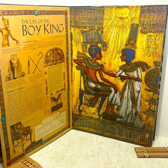 Tutankhamun Deluxe Jigsaw Puzzle Book - Picture 8 of 17
